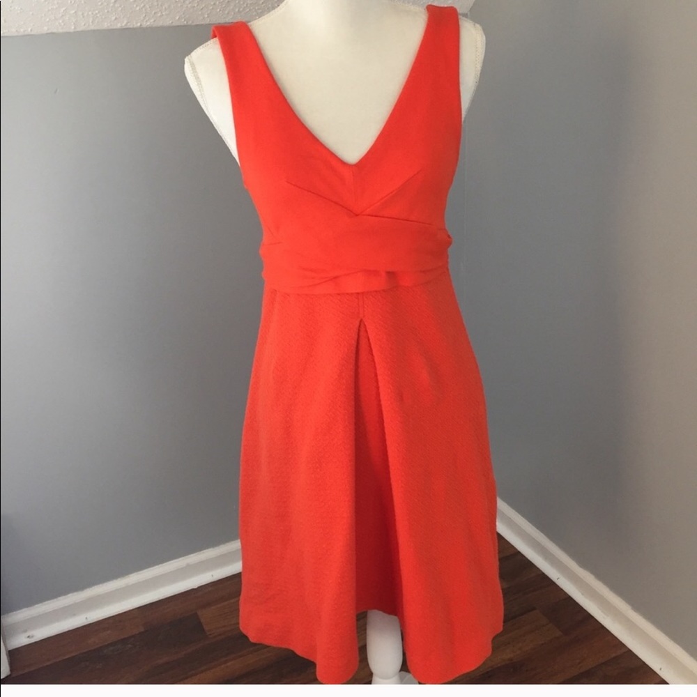Anthropologie Orange Dress